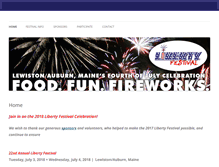 Tablet Screenshot of libertyfestival.org